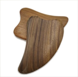 Tablero de madera natural Gua Sha para la herramienta de masaje de raspado Facial <span class=keywords><strong>Guasha</strong></span> corporal - Product Image 5