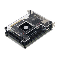 Carte de développement FPGA HamGeek New KU5P, carte de développement XCKU5P FMC HPC QSFP28 100G avec port optique PCIE3.0 pour professionnels