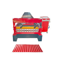Machine de formage de rouleaux de tuiles de toiture ondulées ZhongChao pour acier coloré haute sécurité