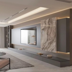 <span class=keywords><strong>Meuble</strong></span> <span class=keywords><strong>TV</strong></span> simple pour salon, unité murale en bois, <span class=keywords><strong>meuble</strong></span> <span class=keywords><strong>TV</strong></span> moderne en bois, console - Product Image 2
