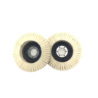 115*22mm laine feutre polissage rabat disque feuille laine meulage tampon polissage tampon polissage roue pour verre et miroir