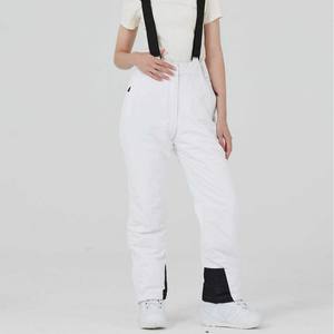 Pantalons <span class=keywords><strong>de</strong></span> <span class=keywords><strong>ski</strong></span> imperméables et respirants 100% polyester pour hommes et femmes avec coutures invisibles et bretelles - Product Image 4