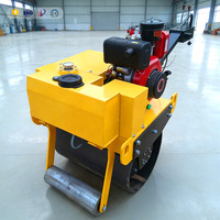 Mini-compacteur vibrant à tambour unique de 500 kg pour chantier étroit et réparation routière
