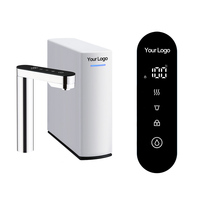 Robinet LED extérieur multi-options pour eau chaude/froide, lait, café, thé, limonade, chauffage instantané en 3 secondes, électrique, sûr et sain