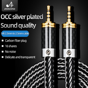 ATAUDIO Stereo <span class=keywords><strong>cuffie</strong></span> <span class=keywords><strong>Jack</strong></span> placcato oro connettore cavo 2.5mm cavo Audio maschio a maschio da 2.5mm a 2.5mm subminiatura - Product Image 4