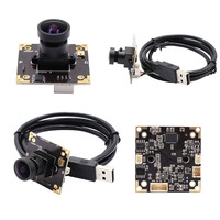 Módulo de Cámara USB Smeiker 4MP H.264 con Sensor AR0331, Gran Angular, Mini WDR, con Micrófono (Plug & Play)