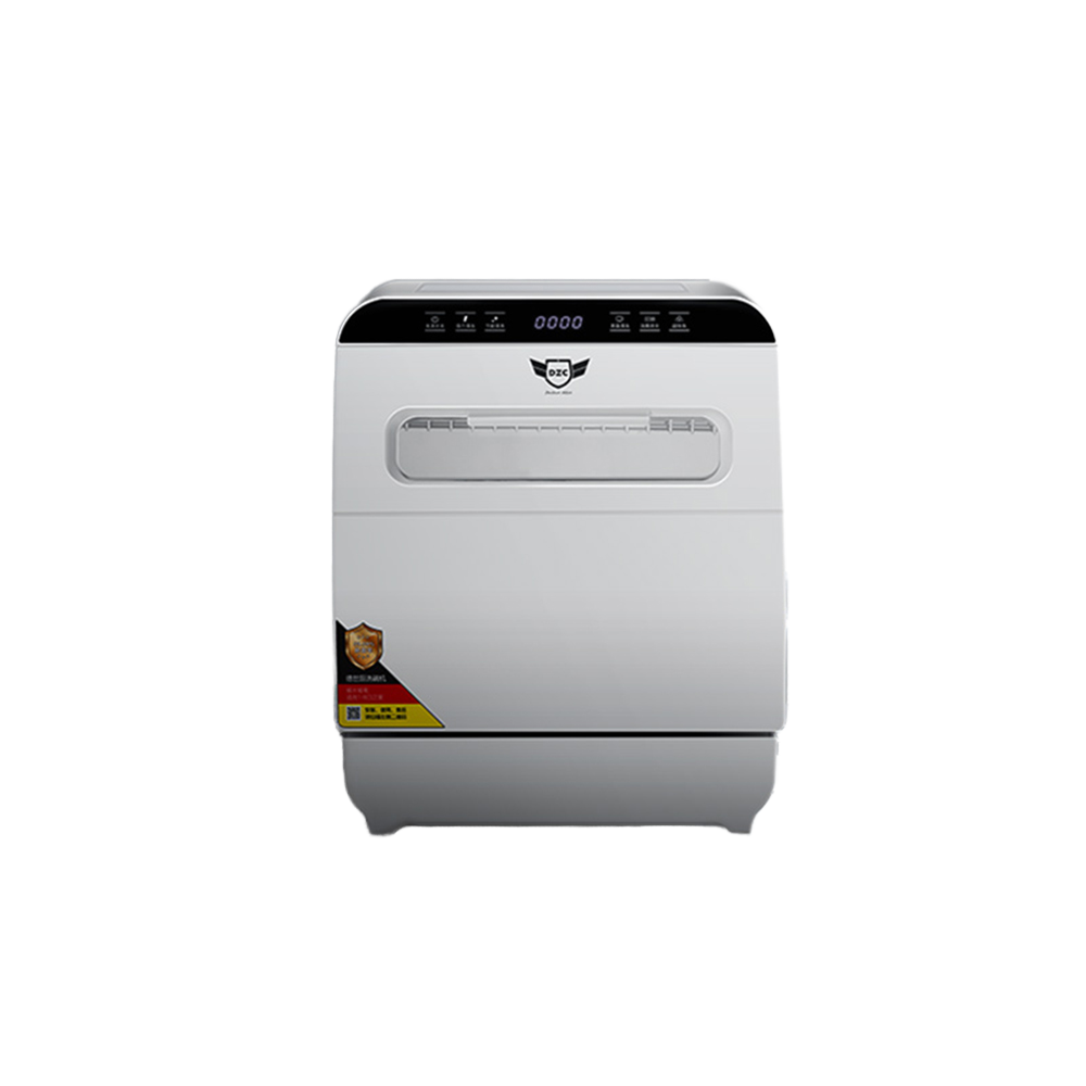Electric Automatic Mini 8 Sets Countertop Dishwasher Machine Full-Integrated Control App-Controlled ABS Material Households