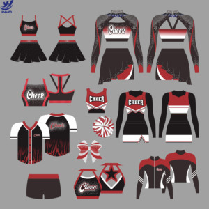 Nuevos Diseños de Uniformes de Animadoras 2026, Uniformes de Animadoras Sexys con Sublimación de Tinta, Uniformes de Animadoras al por Mayor - Product Image 4