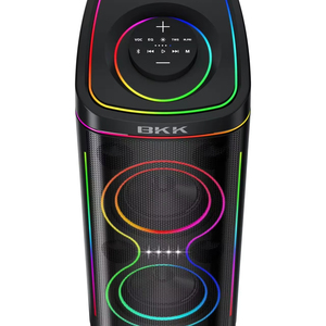 Altavoz de Fiesta <span class=keywords><strong>B</strong></span> <span class=keywords><strong>K</strong></span> <span class=keywords><strong>K</strong></span> BIG Power, Altavoz de Karaoke Inalámbrico con Woofer Doble de 8 Pulgadas, Altavoz para Interiores y Exteriores con Interior de Madera (XC8600) - Product Image 1