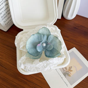 <span class=keywords><strong>Pince</strong></span> à <span class=keywords><strong>cheveux</strong></span> fleur hawaïenne séchée couleur bonbon pinces à <span class=keywords><strong>cheveux</strong></span> <span class=keywords><strong>fleurs</strong></span> d'orchidées - Product Image 3