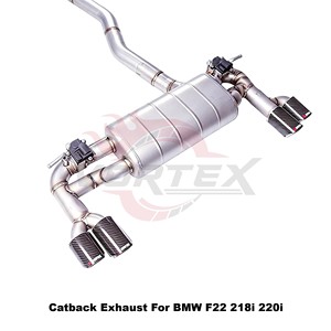 ท่อไอเสียสแตนเลสแบบ Catback ยี่ห้อ Vortex Racing สำหรับ BMW F22 218i 220i ปี 2014-2024 ชุดระบบวาล์วควบคุมเสียงประสิทธิภาพสูง - Product Image 3