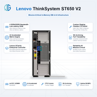 Lenovo ST650V2 Tower Server GPU Computing Virtualization Supports 2 Intel Xeon Processors New Stock Condition for Laptop