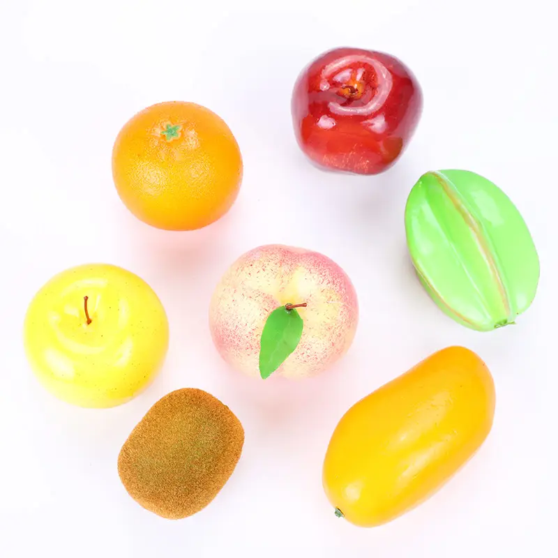 Simulatie Fruit Plastic Oranje Bananen Limoenen Appel Kunstmatige Vruchten Voor Thuis Keuken Fotografie Prop Bruiloft