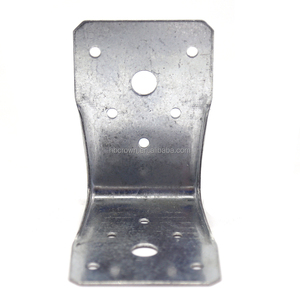 Connecteur en bois personnalisé, acier galvanisé, support d'<span class=keywords><strong>angle</strong></span> à 90 degrés avec <span class=keywords><strong>double</strong></span> nervure de renforcement - Product Image 3