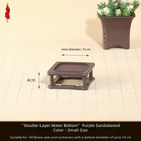 Plateau de jardinage pour plantes succulentes, écologique, moderne, en résine épaisse, avec soucoupe de récupération d'eau, pour intérieur et bureau, carré