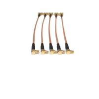 Câble SMA-J1.5-RG316-MMCX-JW1.5 SMA-J1.5 RG316, connecteur mâle SMA vers connecteur mâle coudé MMCX