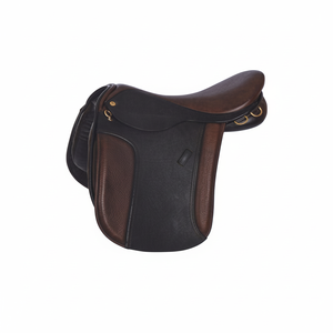 Sillín de doma inglesa de distribuidor de confianza Sillín inglés de caballo de cuero genuino de calidad de exportación - Product Image 1