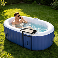 Bain de spa gonflable de style nouveau pour l'extérieur, piscine spa, jacuzzi, bain de spa agréable pour la famille, les adultes et les fêtes