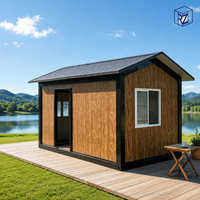 Maison modulaire facile à installer avec toit en pente, cabine préfabriquée en conteneur pour bureau sur chantier, espace de vie Ray-Zen