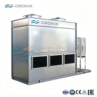 Condenseur évaporatif pour compresseur frigorifique à ammoniac R717 pour chambre froide, industrie de la congélation