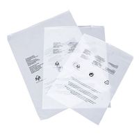 Vente en gros, emballage personnalisé, Logo imprimé, chemise, vêtements, fermeture à glissière transparente, fermeture à glissière en plastique, sacs de vêtements givrés