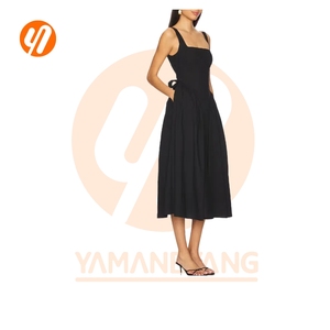 <span class=keywords><strong>Vestido</strong></span> Midi con Cuello Cuadrado Personalizado 1793 para Mujer, <span class=keywords><strong>Vestido</strong></span> <span class=keywords><strong>de</strong></span> Verano con Corte en A, <span class=keywords><strong>Vestido</strong></span> para Invitadas a Bodas Civiles, Vestidos <span class=keywords><strong>de</strong></span> Verano - Product Image 3