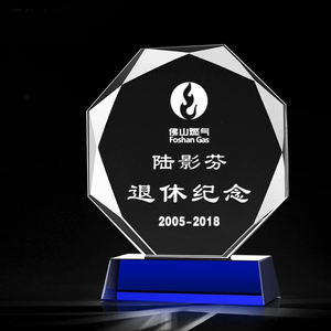 ट्रोफेओ डी क्रिस्टेल पुरस्कार k9 क्रिस्टल स्पष्ट कस्टम आकार खेल आयोजनों स्मृति चिन्ह पट्टिका ट्रॉफी व्यक्तिगत उपहार बॉक्स - Product Image 6