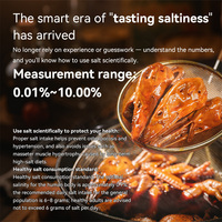 Testeur de salinité alimentaire numérique électronique Wanbang KS01 2026, modèle phare, mesure rapide en 3 secondes, plage de mesure 5~99 pour les aliments