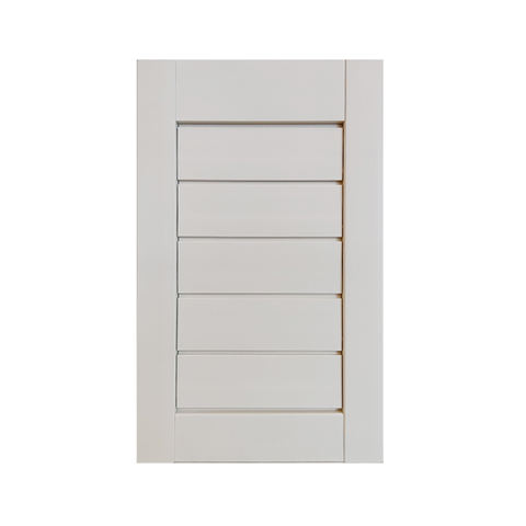 Customizable Eco-Friendly PVC Flat Louver Bathrooms Toilets 100% Privacy UV Blocking Durable Clearview Tilt Rod Closed Louver