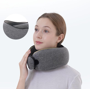 Bantal Perjalanan Bentuk U Amity Essential Memory Foam Ringan dan Dapat Disesuaikan dengan Fitur Anti-<span class=keywords><strong>Apnea</strong></span> dan Dapat Dicuci untuk Perjalanan Udara dan Mobil - Product Image 4