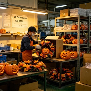 2026 Accessoires de décoration d'Halloween : Mini-modèles de citrouilles simulées en mousse, Légumes - Product Image 6