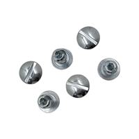 Serrure à 1/4 de tour sous coupure Dzus, fixation en acier de 3/8 po avec tête de 0,500 po pour pièces de voiture de course et accessoires de Sprint Car