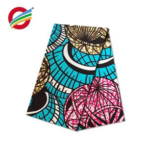 Approvisionnement Direct Usine <span class=keywords><strong>Pagne</strong></span> <span class=keywords><strong>Hollandais</strong></span> 140gsm 100% Coton Tissu Imprimé Wax <span class=keywords><strong>Hollandais</strong></span> pour Robes et Vêtements Femme - Product Image 3