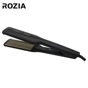 Rozia-plancha de cerámica plana, mini Plancha profesional para el pelo, máquina de alisado, productos de herramientas de estilismo para el cabello