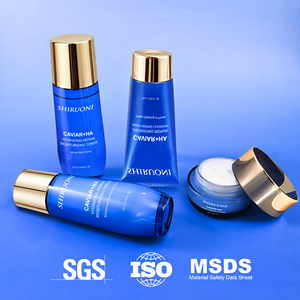 Ensemble de soins du visage pour femmes, caviar, nettoyage en profondeur des pores, hydratation longue durée, blanchiment, éclaircissement, biologique, végétalien, OEM ODM - Product Image 1