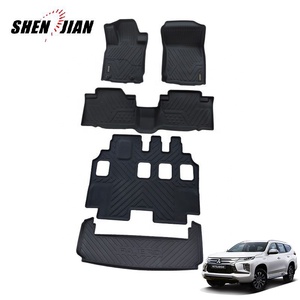Hilux revo piso mat plástico de auto barato esteras para piso otros exterior Accesorios para <span class=keywords><strong>Pajero</strong></span> conjunto completo de - Product Image 1