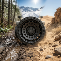 Jantes tout-terrain 16x10 6X135 6X139.7 6X165.1 6*127 Beadlock 15-24 pouces pour Tacoma/4Runner/Tundra/Sequoia/FJ Cruiser/pickup