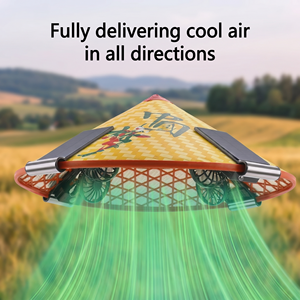 <span class=keywords><strong>Chapeau</strong></span> de paille conique agricole pare-soleil pour agriculteurs, portable, avec chargement solaire USB, <span class=keywords><strong>chapeau</strong></span> parapluie, <span class=keywords><strong>chapeau</strong></span> conique - Product Image 2