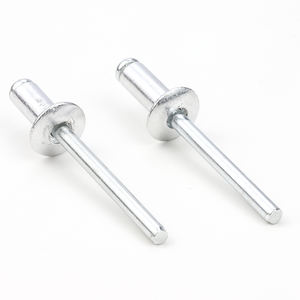 10 pièces/sac Rivets aveugles en aluminium de haute qualité à tête ronde M2 M2.4 M2.8 M3 M3.2 M3.6 M4 M5 M6 M6.4 Rivets aveugles à extrémité ouverte - Product Image 2