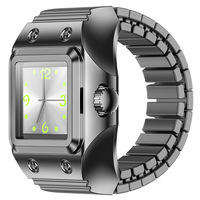 Montre connectée transfrontalière à quartz deux-en-un avec moniteur de fréquence cardiaque, d'oxygène sanguin et de sommeil, mode sport, affichage analogique et câble