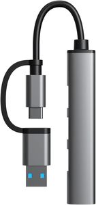 USB-C trung tâm 4 trong 2 có bộ chuyển đổi trung tâm USB đa cổng Tương thích với USB-C máy tính xách tay và hoạt động như một Dongle - Product Image 6