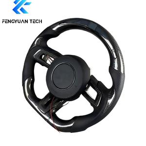 Volant en fibre de carbone pour Ford Mustang Gt S550 S650 S197 Ecoboost F150 <span class=keywords><strong>Fiesta</strong></span> Focus Mk2 Mk7 Everest St rs Ranger Mk1 Mk3 - Product Image 5