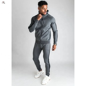 Survêtements pour hommes en polyester/coton personnalisés, à fermeture éclair, en molleton uni, nouvelle arrivée, tenue de sport d'hiver, impression numérique, créez votre propre design - Product Image 1