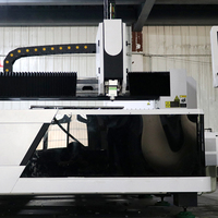 1.5KW 2KW 3KW Tôle Laser Cutter 1530E 3000*1500mm Table Unique Corte Laser Métal Machine