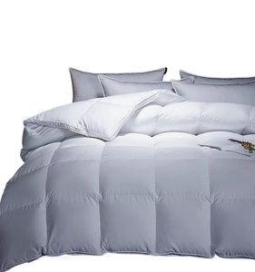 لحاف فندقي مخملي بحجم كينج، لحاف أبيض بشعار مخصص، لحاف خفيف الوزن وناعم - Product Image 2