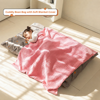 Fauteuil convertible pour enfants en forme de pouf, mousse haute densité, confortable, housse lavable, salon, jeux