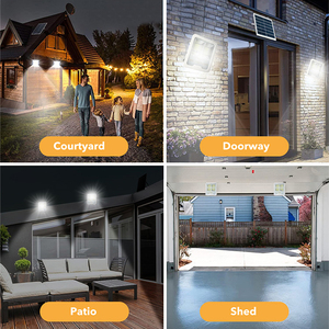 Ngoài trời năng lượng mặt trời dẫn đèn lũ với cảm biến chuyển động chất lượng hàng đầu 50W 100W 200W 300W Bảng điều khiển năng lượng mặt trời đèn pha - Product Image 4