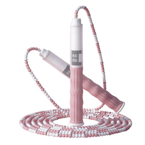 Cuerda para saltar con diseño de bambú para niños, longitud ajustable, material ABS, 2,8 m, equipo de fitness para niños, estudiantes de escuela primaria - Product Image 4