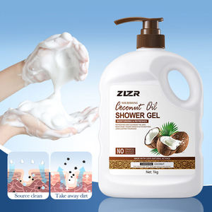 Le gel douche nettoyant et hydratant à l'huile de coco ZLZR le plus populaire, sous marque privée, pour la stérilisation de la peau - Product Image 3