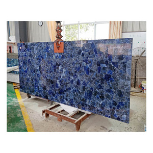 Tấm ốp tường trang trí đá bán quý tự nhiên, đá mắt hổ, đá mã não, đánh bóng - Product Image 5